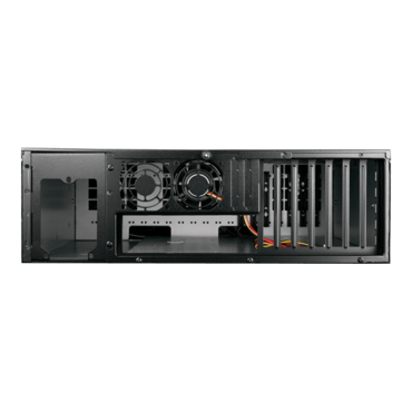 D Storm D-300LSE-SL, Silver Bezel, 4x 5.25", 3x 3.5" Drive Bays, No PSU, E-ATX, Black/Silver, 3U Chassis