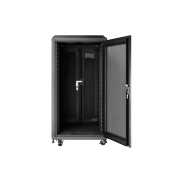 WN228-EX, 22U, 800mm Depth, Rack-mount Server Cabinet With Widened Mounting Posts