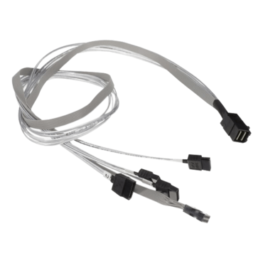 Mini-SAS HD SFF-8643 to 4x SATA, 800mm, Internal Cable (ACK-I-HDmSAS4SATA-SB)	