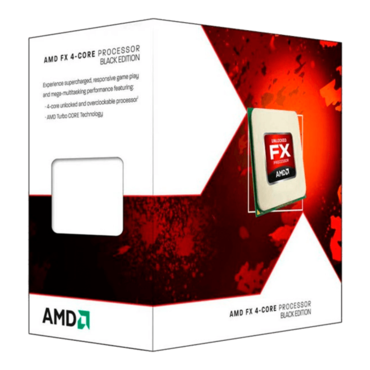 FX-4300 4-Core 3.8 - 4.0GHz Turbo, AM3+, 95W, Retail Processor