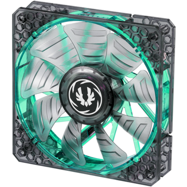 Spectre PRO LED 120mm, Green LEDs, 1200 RPM, 56.22 CFM, 18.9 dBA, Cooling Fan