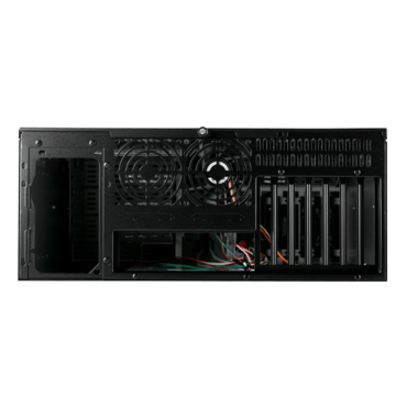 D Storm D-400SE-RD, Red Bezel, 4x 5.25", 3x 3.5" Drive Bays, No PSU, ATX, Black/Red, 4U Chassis