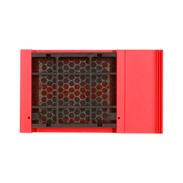 DD-300-SE-RED, 3U, Red, Bezel for SE series