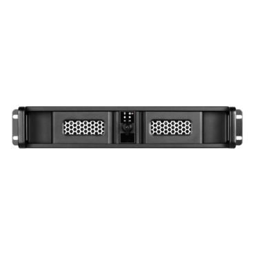 D Storm D200LSE-24R-46R2U, Black Bezel, 2x 5.25", 2x 3.5" Drive Bays, 460W Rdt PSU, E-ATX, Black, 2U Chassis