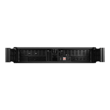 D Storm D200LSE-24R-46R2U, Black Bezel, 2x 5.25", 2x 3.5" Drive Bays, 460W Rdt PSU, E-ATX, Black, 2U Chassis