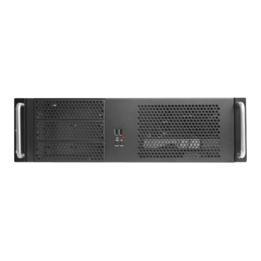 D-314-MATX, 3x 5.25", 4x 3.5" Drive Bays, No PSU, ATX, Black, 3U Chassis