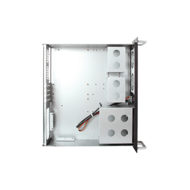 D-314-MATX, 3x 5.25", 4x 3.5" Drive Bays, No PSU, ATX, Black, 3U Chassis