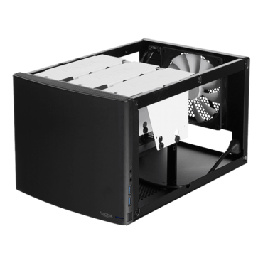 Node 304, No PSU, Mini-ITX, Black, Mini Cube Case