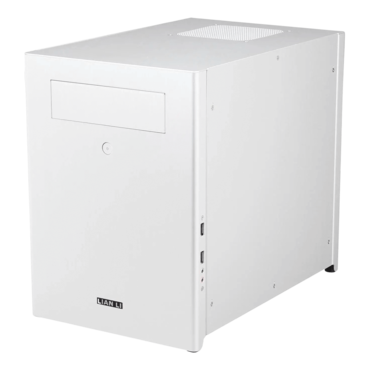 PC-Q28A, No PSU, Mini-ITX, Silver, Mini Tower Case