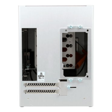 PC-Q28A, No PSU, Mini-ITX, Silver, Mini Tower Case