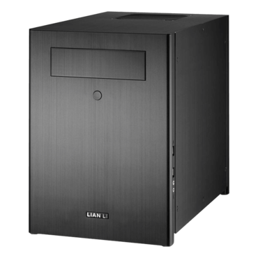 Mini-Q PC-Q28B, No PSU, Mini-ITX, Black, Mini Tower Case