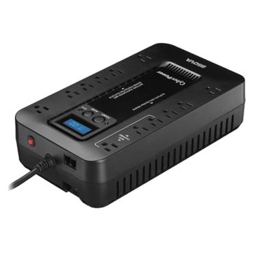 Ecologic EC850LCD, LCD, 850 VA/510 W, Simulated Sine Wave, Tower UPS