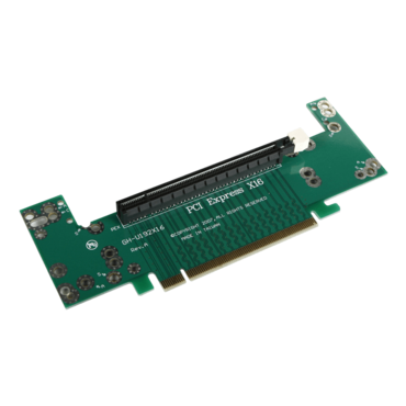 DD-666-2U-M, 2U PCIe x16 to PCIe x16 Riser Card Middle Position