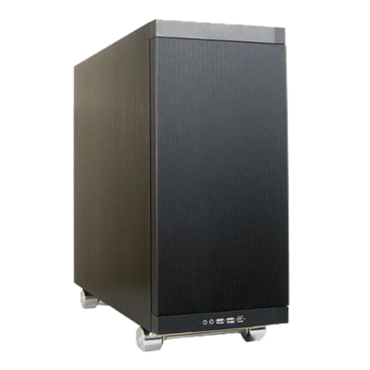Black Aluminum ATX Mid Tower Case, Model &quot;PC-V1100B