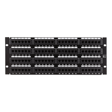 WA-PP96-C6 96 Ports 4U Cat6 Patch Panel