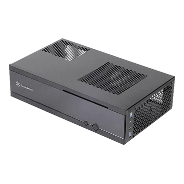 Milo ML05B, No PSU, Mini-ITX, Black, HTPC Case