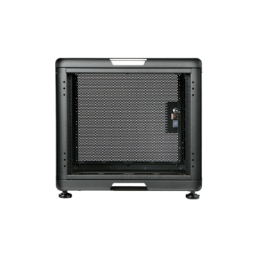 WS-938B, 9U, 380mm Depth, Threaded Rails Audio Video Rackmount Cabinet