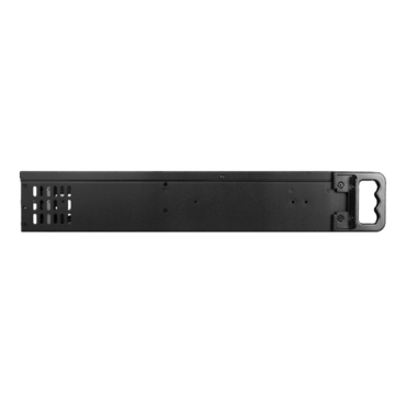 D-200SEA, Blue Bezel, 2x 5.25, 2x 3.5" Bays, No PSU, ATX, Black, 2U Chassis