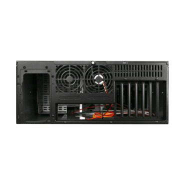 D Storm D-400SEA, 4x 5.25" and 3x 3.5" Drive Bays, No PSU, ATX, Black/Blue, 4U Chassis