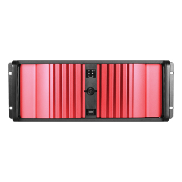 D Storm D-400SEA-RD, Red Bezel, 4x 5.25" 3x 3.5" Drive Bays, ATX, Black/Red, 4U Chassis