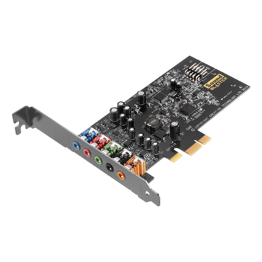 Sound Blaster Audigy Fx, 5.1 Channels, 24-bit / 96 kHz, 106 dB SNR, PCIe Sound Card