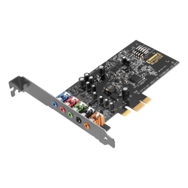 Sound Blaster Audigy Fx, 5.1 Channels, 24-bit / 96 kHz, 106 dB SNR, PCIe Sound Card