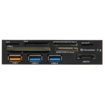 AC0031, Internal, 3.5&quot; Bay, 2xUSB 3.0, e-SATA, Charging Port, Card Reader