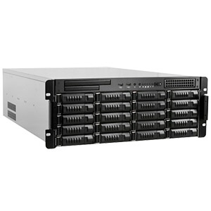 E Storm E4M20, 20x 3.5" Hotswap Bays, No PSU, E-ATX, Black, 4U Chassis
