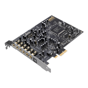 Sound Blaster Audigy Rx, 7.1 Channels, 24-bit / 192 kHz, 106 dB SNR, PCIe Sound Card