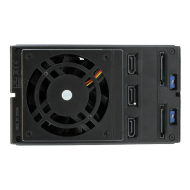 3 Bay Aluminum Trayless Hot Swap Mobile Rack Backplane for 3.5in SAS II/SATA III - 6 Gbps HDD