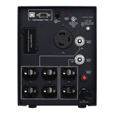 Smart App Sinewave PR3000LCDSL, LCD, 3000 VA/2700 W, Sine Wave, Tower UPS