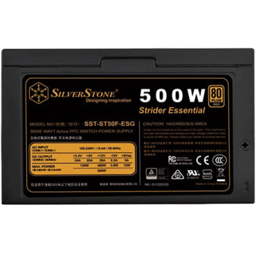 ST50F-ESG, 80 PLUS Gold 500W, No Modular, ATX Power Supply