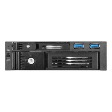 5.25" to 2.5" & 3.5" SATA 6 Gb/s Trayless HDD Cage with USB 3.0