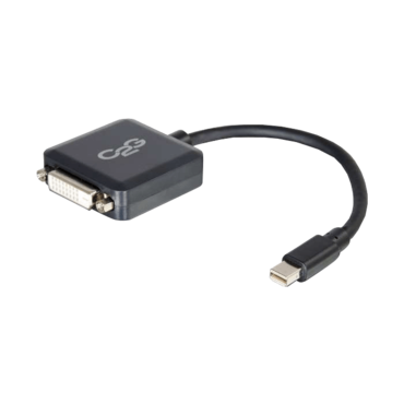 8in Mini DisplayPort™ Male to Single Link DVI-D Female Adapter Converter - Black (TAA Complaint)