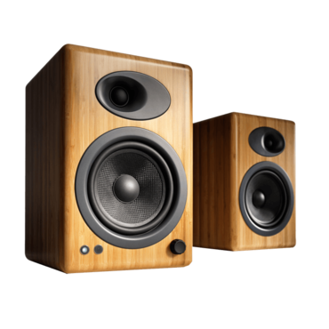 A5+N, Wired, Carbonized Bamboo, 2.0 Channel Bookshelf Speakers