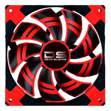 DS 120mm, Red LEDs, 1500 RPM, 81.5 CFM, 23.1 dBA, Cooling Fan