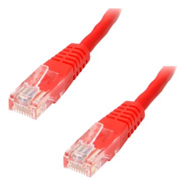10-ft Red STP Network Patch Cable, Cat 5e, OEM