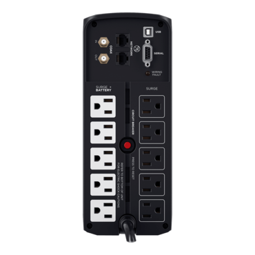 Intelligent LCD BRG1000AVRLCD, 1000 VA/600 W, Simulated Sine Wave, Tower UPS