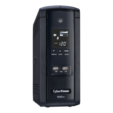 Intelligent LCD BRG1000AVRLCD, 1000 VA/600 W, Simulated Sine Wave, Tower UPS