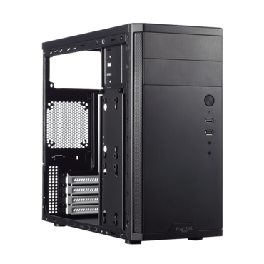 Core 1100, No PSU, microATX, Black, Mini Tower Case