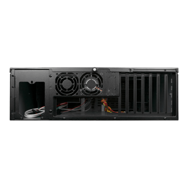 D Storm D-300SEA-SL, Silver Bezel, 4x 5.25", 3x 3.5" Drive Bays, No PSU, ATX, Black/Silver, 3U Chassis