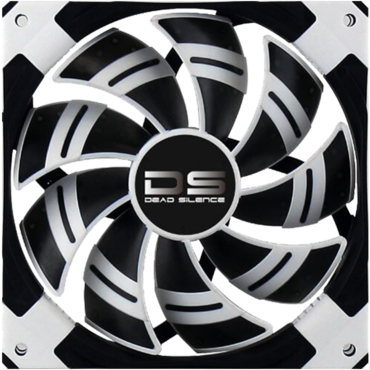 DS 120mm, White LEDs, 1500 RPM, 81.5 CFM, 23.1 dBA, Cooling Fan