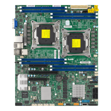 X10DRL-CT, Intel C612, LGA 2011, DDR4-2400 1TB 3DS LRDIMM / 8, VGA, 10GbLAN / 2, GbLAN / 2, ATX OEM