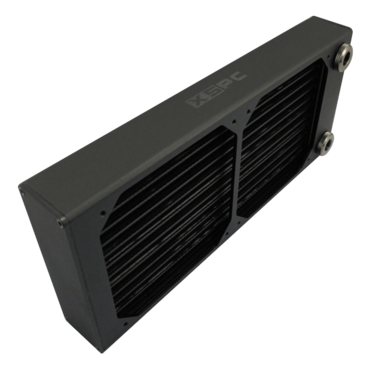 AX240 Dual 120mm Fan Radiator, 2x 1/4", Copper/Brass