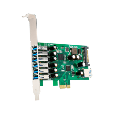 PEXUSB3S7 7 Ports USB 3.0 PCI Express Card