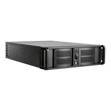 D Storm D-300L-FS, Black Bezel, 2x 5.25&quot;, 5x 3.5&quot; Drive Bays, No PSU, E-ATX, Black, 3U Chassis