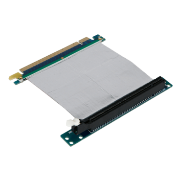 DD-666-C5-02, PCIe x16 to PCIe x16 Riser Card with 5cm Ribbon Cable