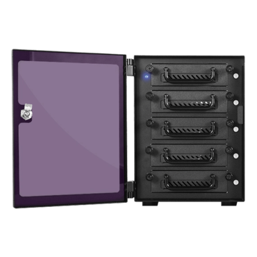 EAGE540TG-PM, 5x 3.5" Hotswap Bays, 150W PSU, Black, Storage Tower