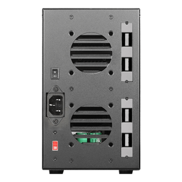 EAGE8402TG-ES, 8x 2.5" Hotswap Bays, 150W PSU, Black, Storage Tower