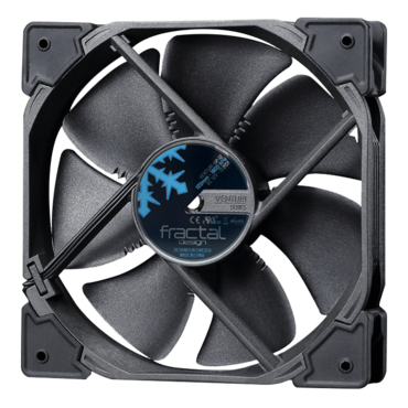 Venturi HP-12 PWM Black 120mm, 1800 RPM, 61.4 CFM, 31.7 dBA, Cooling Fan